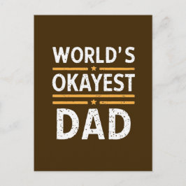 Werelds Okéste Papa  Briefkaart