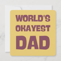werelds okéste papa grappige papa kaart