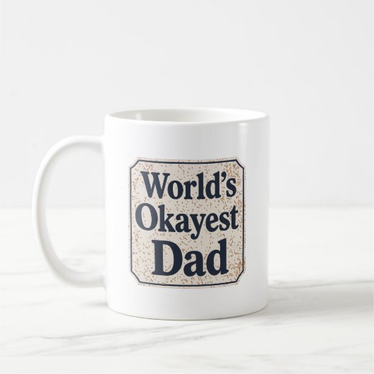 Werelds Okéste Papa Koffiemok (Links)