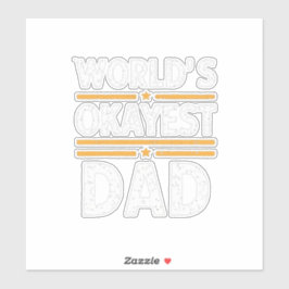 Werelds Okéste Papa Sticker