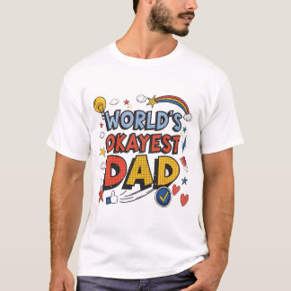 Werelds Okéste Papa T-shirt