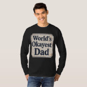 Werelds Okéste Papa T-shirt (Voorkant volledig)