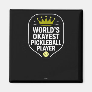 Werelds okéste pickleball-speler grappige pickle b magneet
