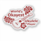 Werelds Okéste - Rust Sticker (Voorkant)