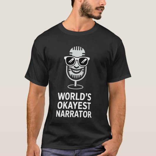 Werelds Okéste Verteller Grappige Verteller T-shirt (Voorkant)