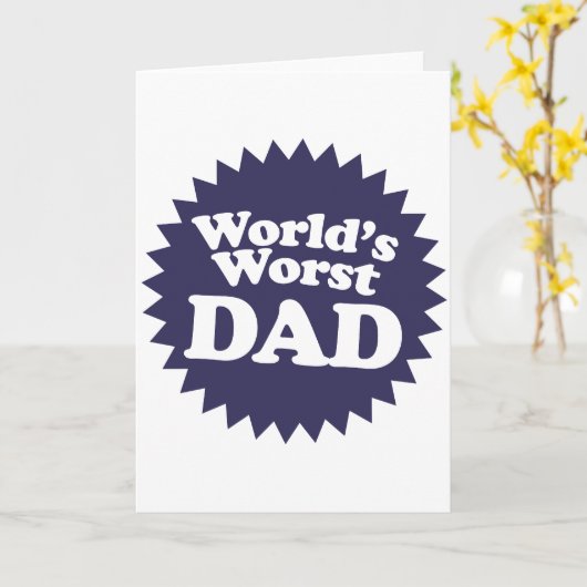 Wereld's slechtste pap kaart (Gele Bloem)