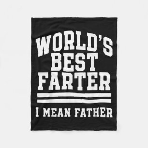 Werelds verder vader papa mannen grap fleece deken