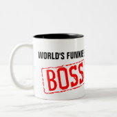 Wereldschimmelste koffie-Mok Tweekleurige Koffiemok (Links)