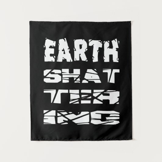 wereldschokkend wandkleed (Voorkant)