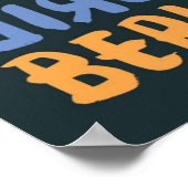 Wereldstad | Penseel en inktpatroon Poster (Hoek)