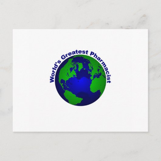 Wereldste apotheker briefkaart (Voorkant)