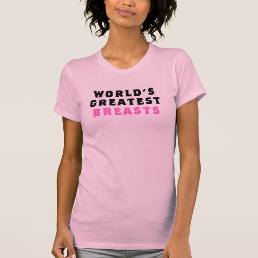 Wereldste borsten t-shirt (Voorkant)