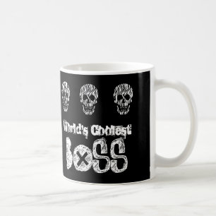 Wereldste BOSS Zebra Skulls V07B Koffiemok
