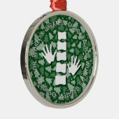 Wereldste Chiropractor {Groene} Ornament (Rechts)