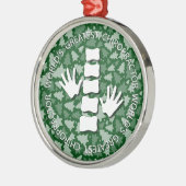 Wereldste Chiropractor {Groene} Ornament (Links)