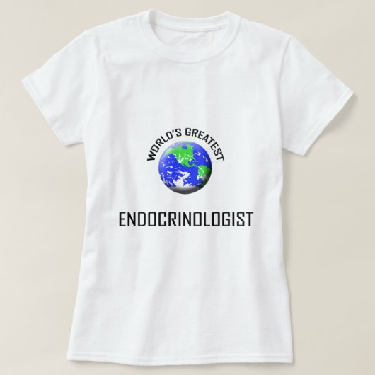 Wereldste endocrinoloog t-shirt (Design voorkant)