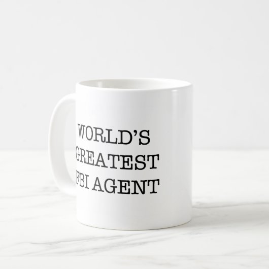 Wereldste FBI-agent Koffiemok (Voorkant links)