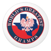 Wereldste Gramps Keramische Knop (Voorkant)