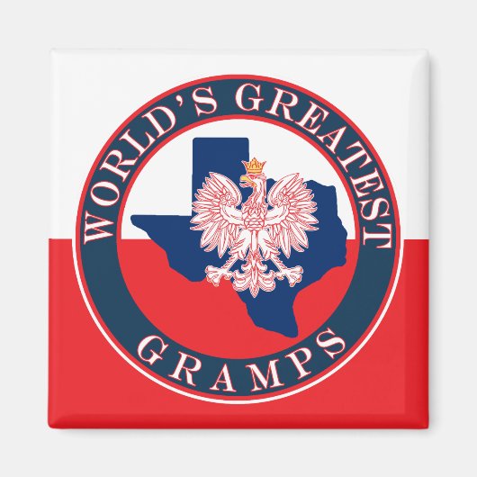 Wereldste Gramps Magneet (Voorkant)