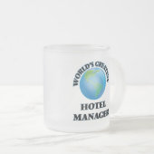Wereldste Hotelmanager Matglas Koffiemok (Voorkant rechts)