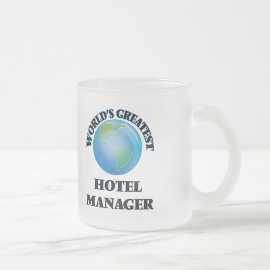 Wereldste Hotelmanager Matglas Koffiemok (Rechts)