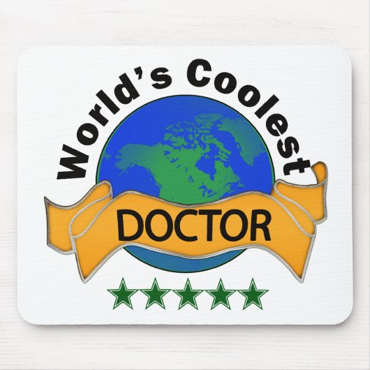 Wereldste koelste dokter muismat (Voorkant)