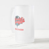 Wereldste medisch planner matglas bierpul (Voorkant links)