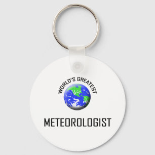 Wereldste meteoroloog sleutelhanger