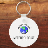 Wereldste meteoroloog sleutelhanger (Voorkant)