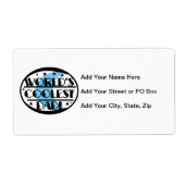 Wereldste pap-cadeautjes etiket (Voorkant)