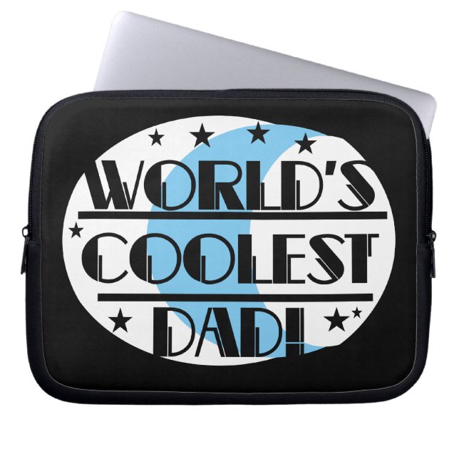 Wereldste pap-cadeautjes laptop sleeve (Voorkant)