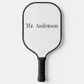 'Wereldste Pickleball Coach' Pickleball Paddle (Achterkant)