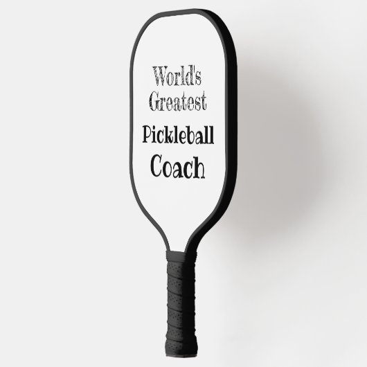'Wereldste Pickleball Coach' Pickleball Paddle (Links)
