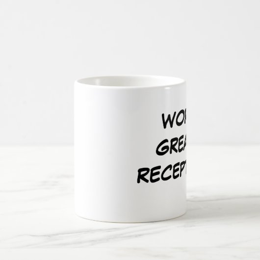'Wereldste receptionistische' Mok (Center)