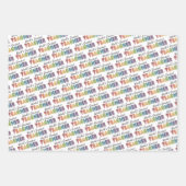 Wereldste regenboog van de leraar inpakpapier vel (Voorkant)