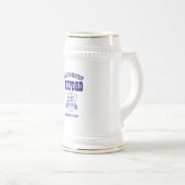 Wereldste STEPDAD - Feestdag cadeau voor vaders Bierpul (Voorkant rechts)