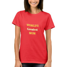 Wereldste T-shirt voor mam