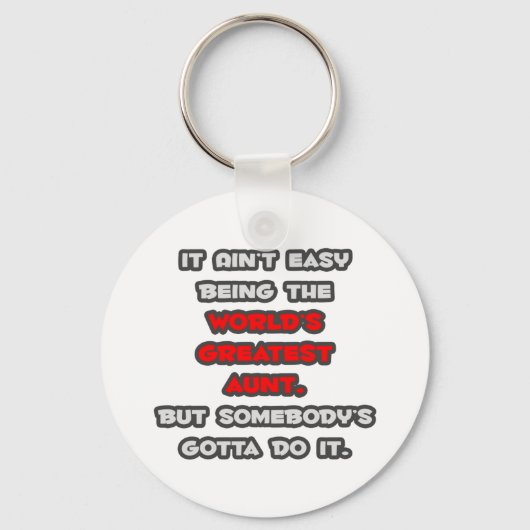 Wereldste tante Joke Sleutelhanger (Voorkant)