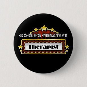 Wereldste Therapist Ronde Button 5,7 Cm