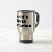 Wereldste vegetariër reisbeker (Voorkant rechts)