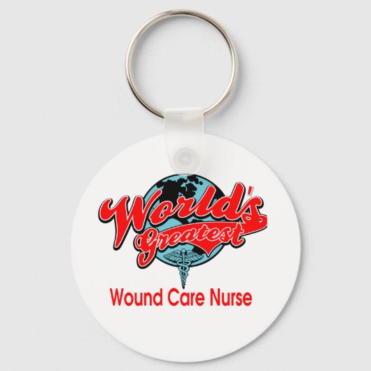 Wereldste Wondverzorgingsverpleegster Sleutelhanger (Voorkant)