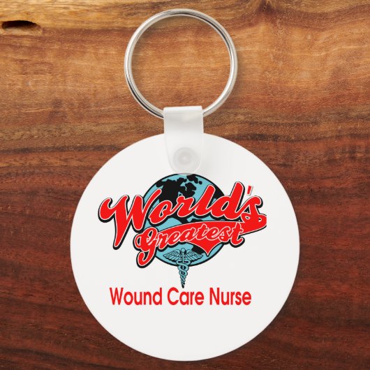 Wereldste Wondverzorgingsverpleegster Sleutelhanger (Voorkant)