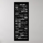 Wereldsteden Poster (Voorkant)