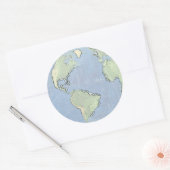 WereldSticker Ronde Sticker (Envelop)