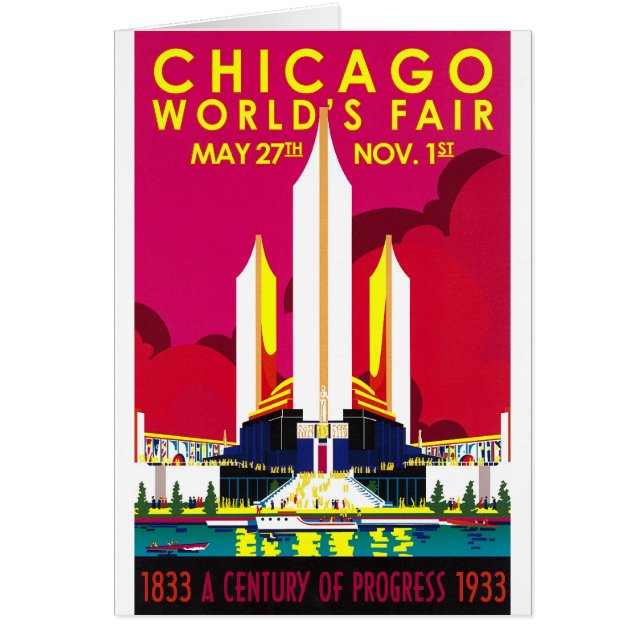 Wereldtentoonstelling in Chicago 1933 (Voorkant)