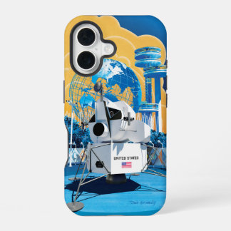Wereldtentoonstelling Maanamodule (dag): iPhone 16 Hoesje