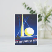 Wereldtentoonstelling New York 1939 Briefkaart (Staand voorkant)