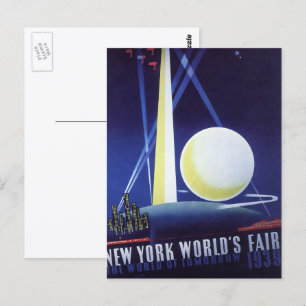 Wereldtentoonstelling New York City in 1939, Reisr Briefkaart
