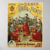 Wereldtentoonstelling Parijs 1889 Poster (Voorkant)