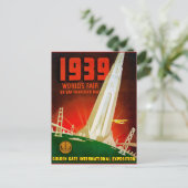 Wereldtentoonstelling San Francisco 1939 Briefkaart (Staand voorkant)